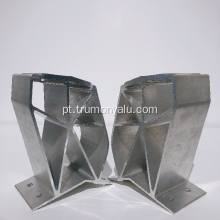 Componente de vigas anti-colisão de liga de alumínio